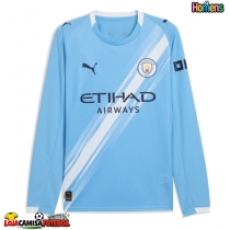 Camisa de Futebol Manchester City Equipamento Principal 2025-26 Manga Comprida
